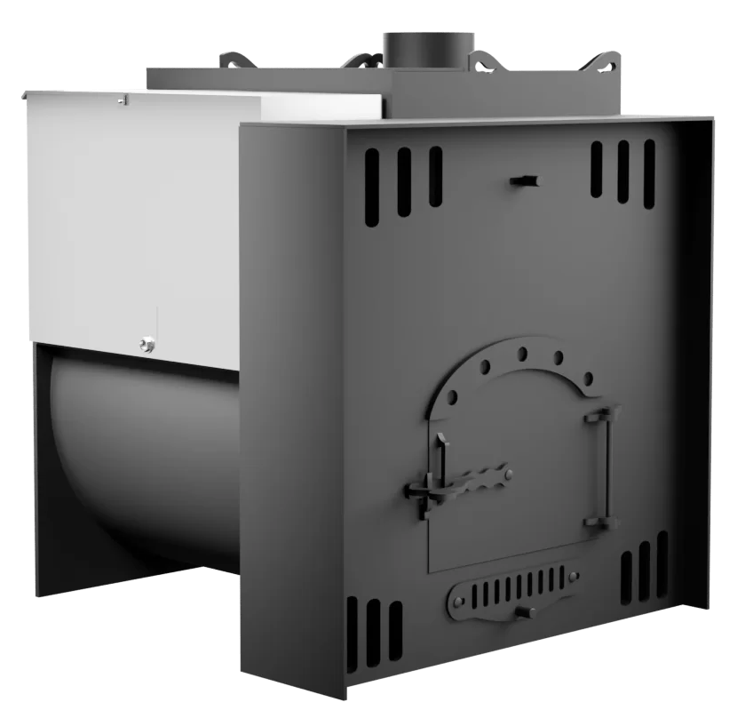 Печь Горыныч Мини, каменка с правой стороны, естественная система воздушного отопления фото в Уфе