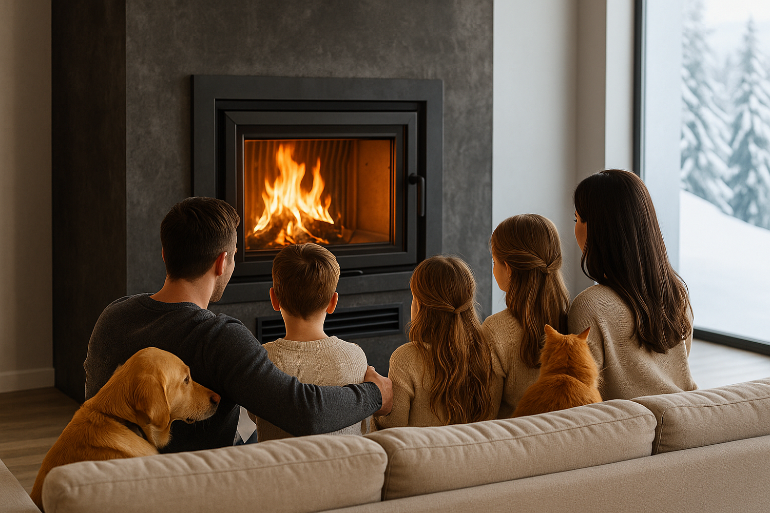 Каминная топка 1C 147/54-UP