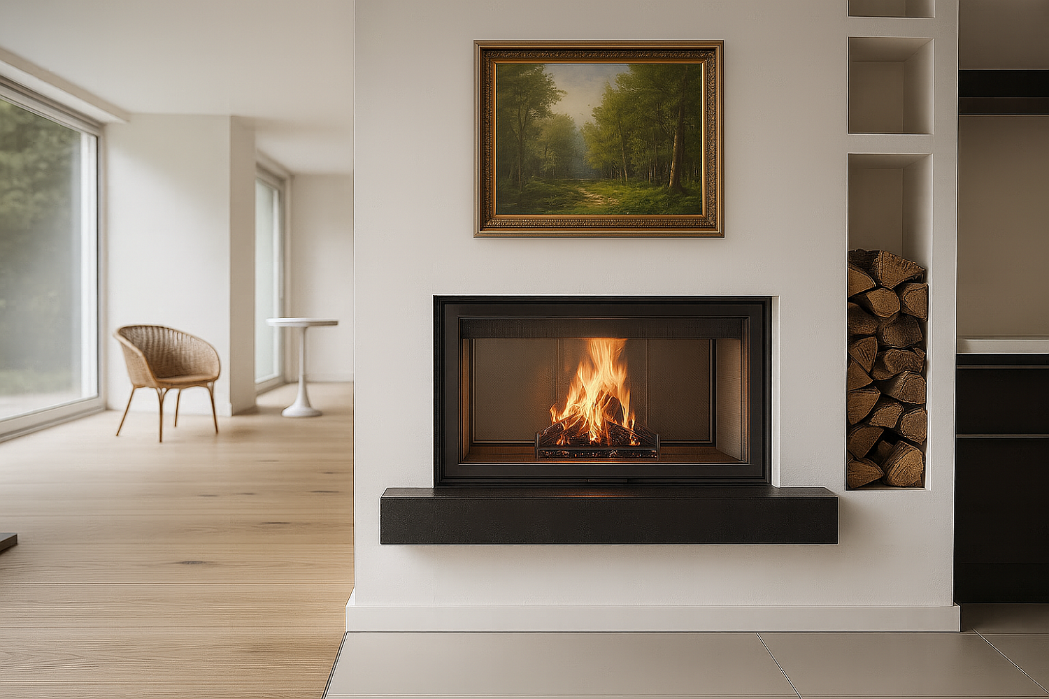 Каминная топка 1C 147/54-UP